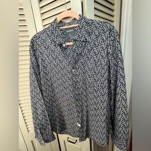 Bonobos Long Sleeve Everyday Button Up Medium Patterned Business Casual Shirt